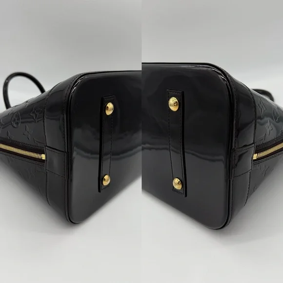 Authentic NEW Louis Vuitton Dark purple Vernis Alma GM - Picture 13 of 17